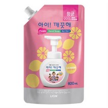 아이깨끗해 핸드워시 리필 (레몬) 600ML, 옵션1 - 기본포장 (박스or비닐포장) (+0원)