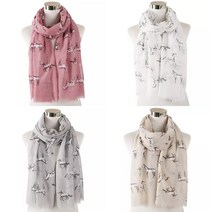 말 스카프 말 머풀러, 화이트