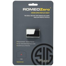 [SIG SAUER][] ROMEO ZERO 닷 사이트 리플렉스 사이트(1X24MM) 블랙 전장 40.8×전폭 23.7×높이 23.7 mm SOR01600