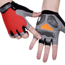 홈짐 남자 여자 반 손가락 휘트니스 장갑 Anti-slip Anti-shock 스포츠 역도 덤벨 가로 바 훈련, CHINA, S female small hands