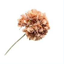 셀프웨딩 촬영소품 네이쳐 조화부케 장식 홈데코 러블리 플라워 꽃다발 수국부케 홈데코 홈인테리어 컬러수국화 6송이 세트, 오랜지 핑크