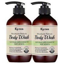 키렌 모이스처 네이처 바디워시 1+1 메이아카시아 500ml, 메이아카시아향, 2개