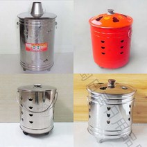소각 캠핑 야외 소각로 불멍 스텐 드럼통, 소각통 - M
