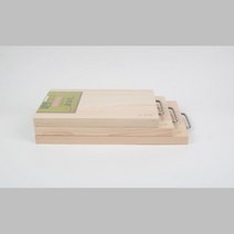 세균번식 억제 살균효과 편백나무 양면도마 이유식용도마 캠핑용도마 추석선물 캠핑도마 주방도구 이사선물, 대 (CG09122), 1개