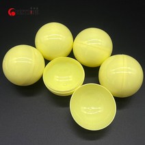 캡슐 뽑기 기계 자판기 5Pcs 70MM 플라스틱 PP 깜짝 공 장난감 라운드 비누 소재 캔디 정리함 수납함 다채로운 자동 기에아이를 열 수 ., [02] 라이트 옐로우