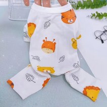 타월 애견 가운 작은 개를 위 달콤 애완견 점프 슈트 잠옷 시추 요크셔 테리어 잠옷 오버올 강아지 고양이 옷 의류 파자마 치엔, XXL-suit 5-7kg, 07 Animals
