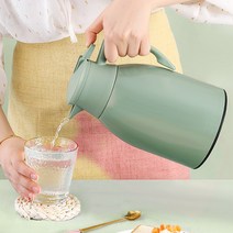 WERSH 스마트 보온병 가정용 보온병 보온병 온도표시 커피포트 보온병, 커피, 1L