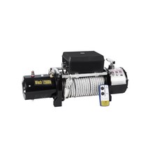 전동 윈치 리프트 기중기 크레인 소형 승강기 하역, 3000 lbs 12v(이중 로프 도르래)