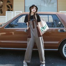 FANSYLI 여름 데님 점프슈트 여성 봄가을 데님 멜빵바지 XX4A25bd21