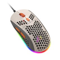 M8 광학 유선 마우스 매크로 프로그래밍 RGB 라이트 조정 가능한 백라이트 게임용 데스크탑 노트북 컴퓨터용, Gray