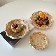 대나무 채반 소쿠리 바구니 3Pset