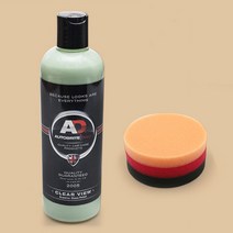 AD 클리어뷰 유막제거제 500ml 레펠 유리 발수코팅제 어플리케이터 세트, 클리어뷰+저먼패드+장갑