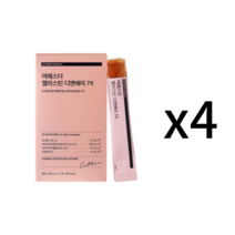 여에스더 엘라스틴 디엔에이 DNA 7X 3세대 먹는 말엘라스틴 콜라겐 젤리 스틱 저분자 피쉬콜라겐 히알루론산 피부 탄력 주름 진피층 이너뷰티 콜라갠 홈쇼핑 방송 에스더포뮬러 정품, 4박스 (8주분), 14포
