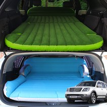 메이빈 모하비에어매트 차박 캠핑 차량용 트렁크 에어매트 차박매트 침대 SUV 차량평탄화 자충매트 차박용품, 트렁크 에어매트 본품 그린