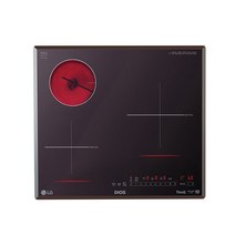 LG전자 LG BEY3MST 전기레인지 인덕션2구+하이라이트1구, 단일옵션, 상세 설명 참조