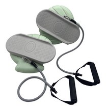 밸런스보드 코어운동 발란스보드 피트니스 쉐이핑 사일런트 허리 트위스트 디스크 스트레치 풀 로프 스플릿 요가 슬리밍 트위스터 체육관 홈 장치, 그린 랠리 세트