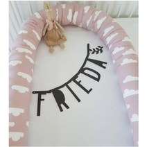 라클라우드침대 신생아 연필 구름 장벽 어린이 방 안전 제품 아기 울타리 침대 범퍼 코튼 키즈 긴, [08] pink cloud 185cm