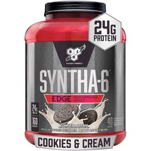 BSN 신타6 엣지 웨이 프로틴 유청 단백질 파우더 쿠키앤크림맛 48 서빙 BCAA 아미노산, 1개, 기본