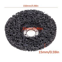 DM 폴리싱머싱 드릴 앵글 그라인더 부착물용 버퍼 연마기 버핑 휠 연마 브러시 목재 가구 자동차 왁싱, [01] black