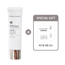 [Medi-Peel 스킨이데아 정품] 더마 메종 셀 리페어 화이트닝 선블럭 SPF50+ PA++++ 50ml + 메디필 샘플(2ea), 1개