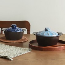 계란찜 뚝배기 솥밥 냄비 1인용 된장찌개 내열 도자기, 12cm