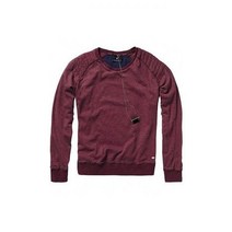 스카치앤소다 메종스카치 스웨터 레드 바이커 BIKER SWEATER WITH SPECIAL WOVEN BACKSIDE RED 1000001029