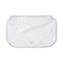 191334 미즈노 E2MYA011 남성 골프 웨어 레인 프로텍션 발수 그늘 골프, Free Size, 다색(흰색/회색)