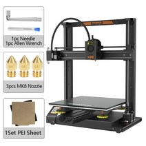 3D프린터 KINGROON 3D 프린터 KP5L 티타늄 빠른 금속 프레임 유리 FDM 300x300x330mm 업그레이드 전원 공급 장치, 4.KP5L add 1PEI