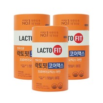 종근당건강 락토핏 생유산균 코어맥스 60포, 120g, 3개