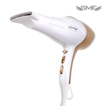 SMF 유럽인증 7단조절 2200W 슈퍼 드라이기 SMF-2202AH, 전문가용 2200W (화이트골드)
