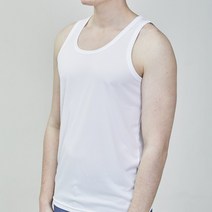 쿨이지 기능성 쿨론 골지 베이직 민소매 런닝 M-5XL