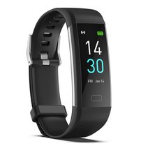 심박계 자전거 등산 축구 피트니스 달리기 스포츠 심박측정 건강 유산소심박수 좌전굴측정기 심박수측정 신형 S5 2세대 운동 심박수계 방수 IP68 체온 스마트 혈압 팔찌, 1 건, 2세대 S5 블랙