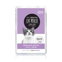 캣퓨어 내추럴 파우치 80g, 건강한고등어, 2개