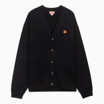 겐조 (당일) 23SS BOKE 플라워 블랙 울 가디건 FD55CA3813LB 99J