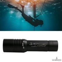 스킨스쿠버장비 수중 SCUBA LED 랜턴 dimmer