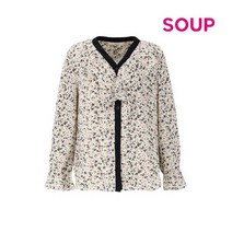 [숲(SOUP)] 프릴 리본 블라우스(SW9LST9)