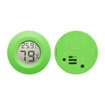 스마트 온습도계 애완 동물 자동 자동차에 대한 미니 lcd 디지털 온도계 습도계 64, 초록