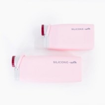 wfh 접이식 실리콘물병 400ml 실리콘물통, 핑크