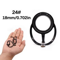 낚싯대 수리 키트 스피닝 로드 빌딩 부품 스테인리스 스틸 캐스팅 가이드 교체 세트 4 ~ 38mm 100 개, Size 24 10Pcs