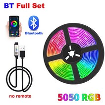 LED 스트립 조명 15m 10m 20m 30m 네온 Luces Led 컬러 RGB TV 백라이트 침실 장식용, [03] BT, 03 BT, [01] 4m