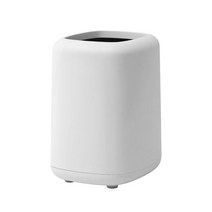 E-Net Innovation 더블 가비지 캔 PP ABS 휴지통 LS190522, 1개, White