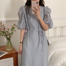 비숑 봄 결혼식 하객 쉬폰 돌잔치엄마 아나운서 20 30대여름원피스 66사이즈쇼핑몰 르뚜앙