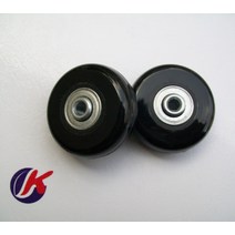 캐리어 아메리칸투어리스트 샘소나이트 바퀴 수리 교체 부품, 51mmX18mm 블랙ml