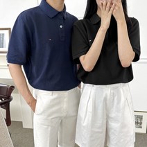 뉴욕트레이딩(연합) 타미힐피거 카라 반팔티 피케 티셔츠