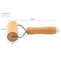 피자 롤러기 롤러 제빵기구 밀대 나무 도우 만두 반죽, 통나무 롤러 스틱