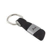 콰트로링 반지 블랙 가죽 자동차 키 체인 열쇠 고리 1 개 아우디 Q3 8U Q5 SQ5 Q7 SUV 4M RS 콰트로 146163