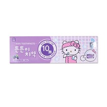 튼튼이치약 헬로키티 블루베리 80g/ 유아치약, 80g, 10개