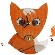 3500 여우 종이시계 시계만들기 diy방과후만들기