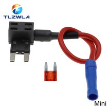 12V 미니 소형 중형 자동차 퓨즈 홀더 추가 회로 탭 어댑터 10A 마이크로 미니 표준 ATM 블레이드 퓨즈 포, 03 Mini_09 20A