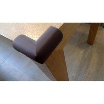 브라운 4개입 ㄱ형 중 출산 육아 아기 유아 영아 베이비 어린이 충격 방지 안전 용품 기둥 모서리 코너 보호대 커버 쿠션 가드